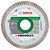 Disco Bosch diamantado liso para porcelanato 105mm - Imagem 1