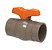 Registro tigre marrom esfera soldavel 50mm * - Imagem 1