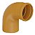 Curva curta 90° col. Ocre je 150mm tigre - Imagem 1