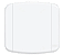 Placa Fame cega 4x4 blanc+ - Imagem 1
