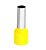 Terminal ilhos conector 16mm amarelo intelli - Imagem 1