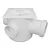 CAIXA SIFONADA QUADRADA BRANCA DN 100 X 100 X 50mm PLASTLIT - Imagem 1