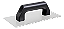 Desempenadeira Cortag 10cm dentada 10x10mm cabo plástico - Imagem 1