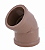 Cotovelo TIGRE 45° soldavel marrom 20mm PACOTE C/50 - Imagem 1