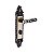 Fechadura inox ALIANÇA colonial/externa  3600/100 zlo - Imagem 1