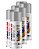 Tinta spray 400ml Toolcolor metalica aluminio fardo C/ 06 un - Imagem 1