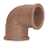 Cotovelo plastilit 90° soldavel marrom 25mm - Imagem 1