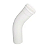 Curva plastilit 45° branca esgoto longa 100mm - Imagem 1