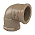Cotovelo FORTLEV 90° soldavel marrom 25mm - Imagem 1