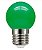 Lampada bolinha BRASFORT sortida verde 7w e27 220v 8476 C/10 - Imagem 1