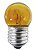 Lampada bolinha BRASFORT sortida ambar7w e27 220v 8472 C/10 - Imagem 1