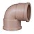 cotovelo KRONA marrom  LL 110mm x 90 COF - Imagem 1