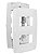 Placa Ilumi 4X2 Modulo Horizontal C/ Suporte 82070 - Imagem 1