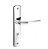 Fechadura SOPRANO popline reta externa cromado (40X53 PY45) - Imagem 1
