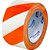 Fita zebrada sinalização 7CMX200M laranja/branca BELTOOLS - Imagem 1