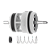 Reparo para Valvula de Descarga Hydra* - 1.1/4" e 1.1/2" -Censi - Imagem 1