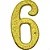 Numero P/apartamento PVC 6 ANNLUX - Imagem 1