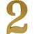 Numero P/apartamento PVC 2 ANNLUX - Imagem 1
