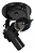 Spot Aletado Alum B2 Preto E-27 ANNLUX - Imagem 1