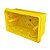 Caixa luz ILUMI 4x2 embutir amarela - Imagem 1