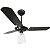 Ventilador VENTEX teto yris 220v preto/preto tulipa aberta (107)jrf000030f - Imagem 1