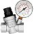 Valvula plastica GRAP para tanque 1 1/4" CROMADA - Imagem 1