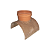 Selim ocre x ceramico 90° dn150 x 100mm - Imagem 1