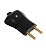 Pino macho 14136 2 pinos preto 9310 PLUZIE - Imagem 1
