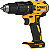 Parafusadeira / furadeira 20v max litio sem bateria dewalt - Imagem 1