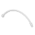 Engate flexivel branco 30CM SOCEL EB20 Pct C/20 - Imagem 1