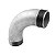 Curva 90 macho/macho galvanizado 3'' - Imagem 1