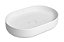cuba oval DECA de apoio 60cm branco - Imagem 1