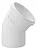 Cotovelo FORTLEV 45 esgoto  sn dn 50 pacote c/15 - Imagem 1