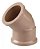 Cotovelo AMANCO 45° soldavel marrom 25mm - Imagem 1