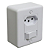 Conj. interruptor ILUMI simples 6a c/ tomada 2p+t 10a 250v - Imagem 1