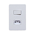 Conj. inter ILUMI simples 10a + tomada 10a 250v i9 - Imagem 1