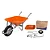 Carrinho Pratico Laranja P Camara 3 METALOSA - Imagem 1