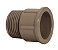Adaptador akato marrom soldável curto 40mm x 1.1/4" PACOTE C/10 - Imagem 1