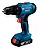 Parafusadeira impacto 1/2" 18V GSB183 carregador bivolt e bateria GSB183LI Bosch - Imagem 1