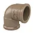 Cotovelo FORTLEV 90° soldavel marrom 25mm PACOTE C/50 - Imagem 1