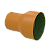 Adaptador pvc ponta coletor esgoto x bolsa cerâmico ocre sanetil - Imagem 1