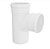 Tee TIGRE curto p/esgoto 100mmx50mm tigre * - Imagem 1