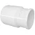 Bucha FORTLEV de redução longa esgoto 50mmx40mm pacote c/20 - Imagem 1