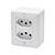Conj. ILUMI 2 tomadas 2p+t 10a 250v - Imagem 1