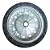 Roda METALOSA c/ pneu macico - Imagem 1