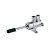 valvula DOCOL  pedalmatic cromada - Imagem 1