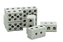 Conector THOMPSON de porcelana 10mm tripolar 1408 pacote c/10 - Imagem 1