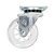 Rodizio Base Giratoria S/ freio 50mm 2 silicone BENDOOR - Imagem 1