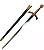 Espada Medieval Cruzadas Templária Aço Inox 115cm - Imagem 1