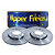Disco de Freio Ventilado S/Cubo Fox ARO14 Par HF01B - Imagem 1